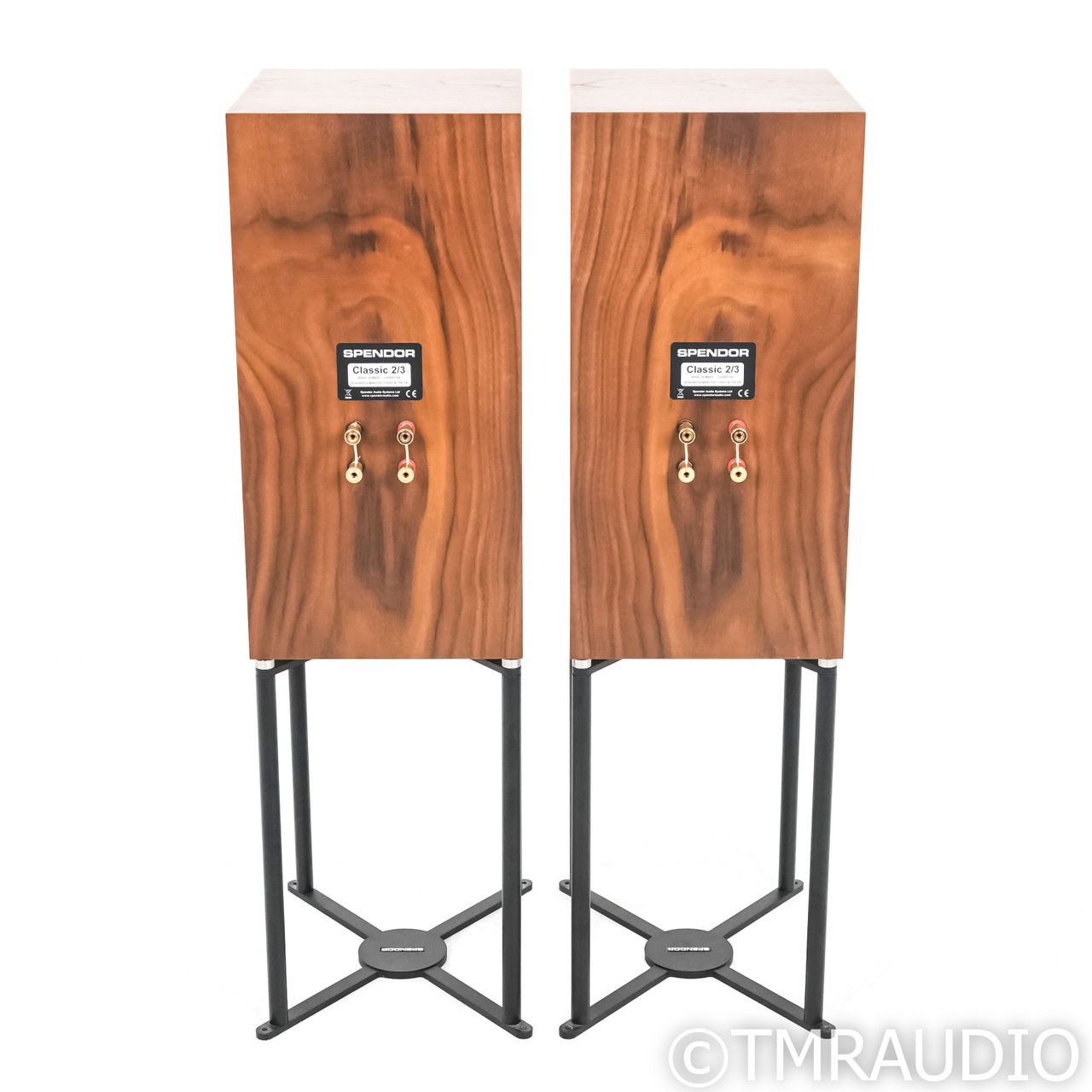 Spendor Classic 2/3 Bookshelf Speakers; Walnut Pair wit... 6