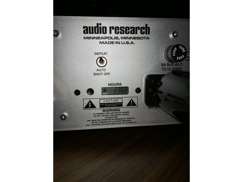 Audio Research VT80 Stereo Power Amplifier (237 hours of play time)