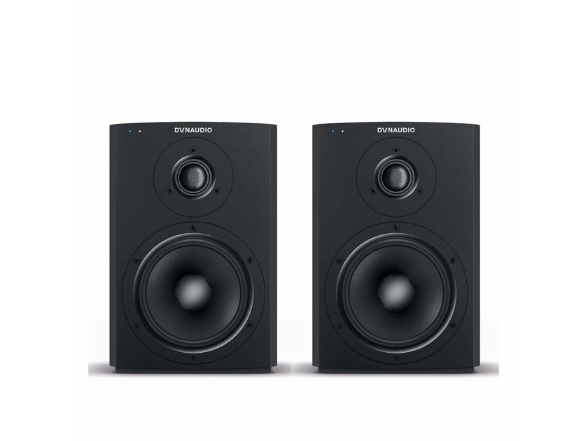 Dynaudio Xeo 2 Powered Wireless Bookshelf Speakers; Metal Black Pair (New) (20443)