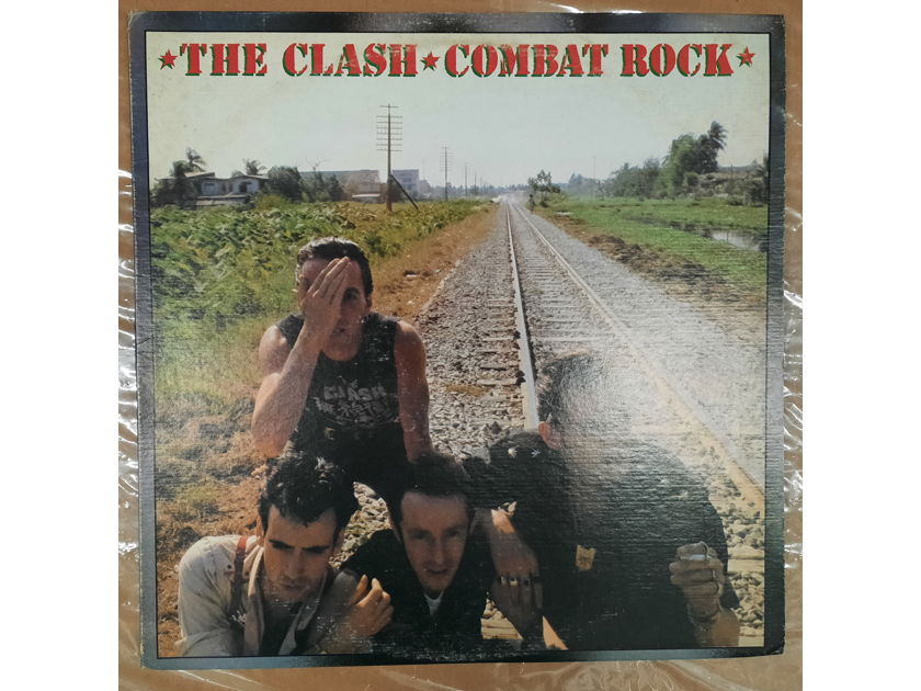 The Clash - Combat Rock 1982 EX ORIGINAL EARLY PRESS VINYL LP MASTERDISK Epic FE 37689