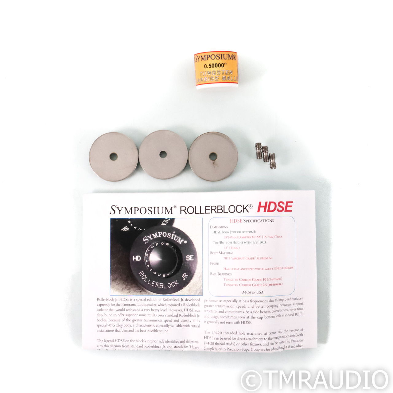 Symposium Acoustics Roller Block Jr Isolation Feet; Set... 4