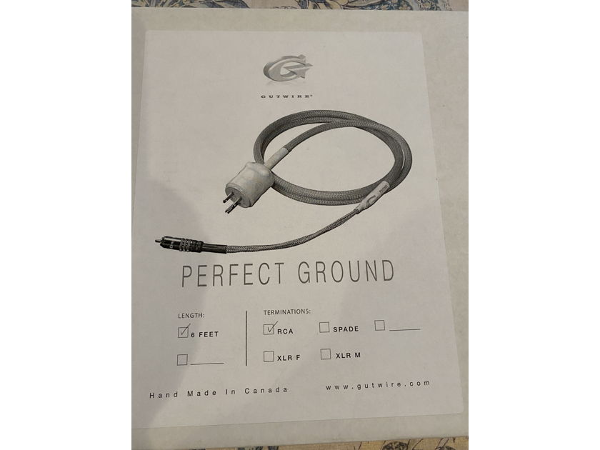 GutWire Audio Cables Perfect Ground