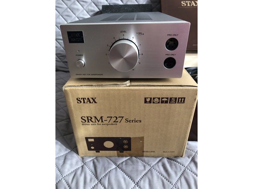 Stax SR-009 BK and SRM 727II amplifier combo