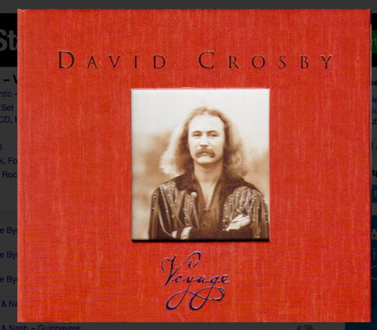 David Crosby David Crosby "Voyage" 3cd box set from Rhi...