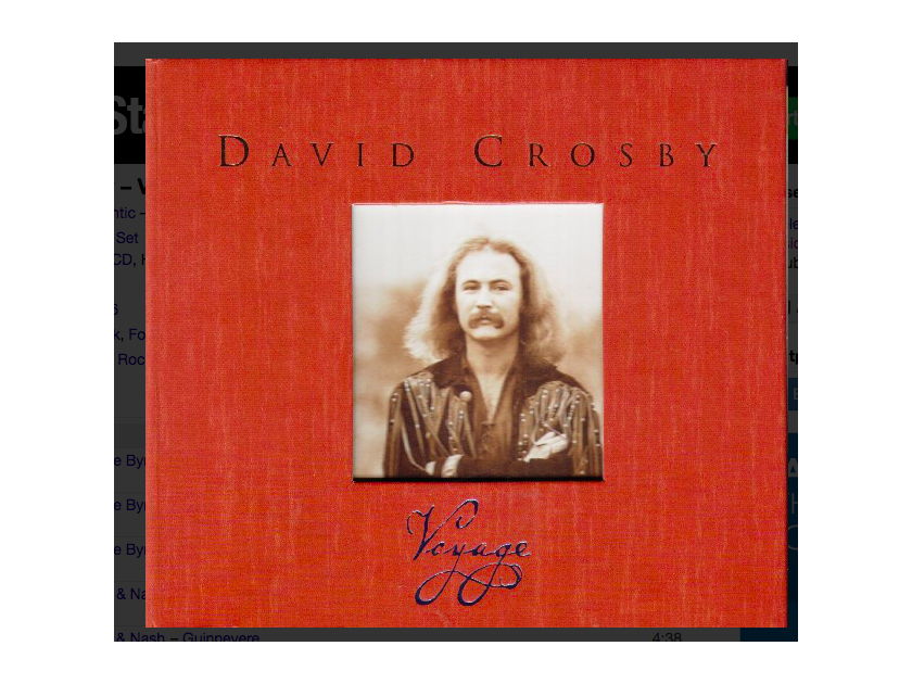 David Crosby David Crosby "Voyage" 3cd box set from Rhino -2006 - Excellent+
