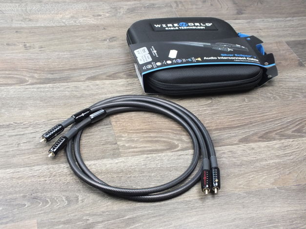 Wireworld Silver Eclipse 7 interconnects RCA 1,0 metre ...