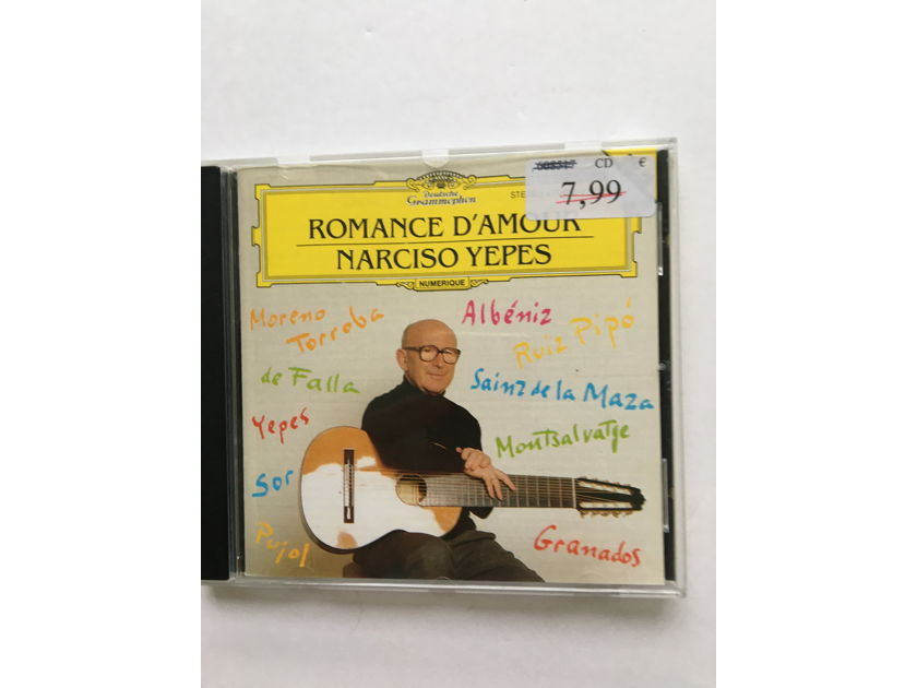 Narciso Yepes  Romance D’Amour deutsche Grammophon 1989