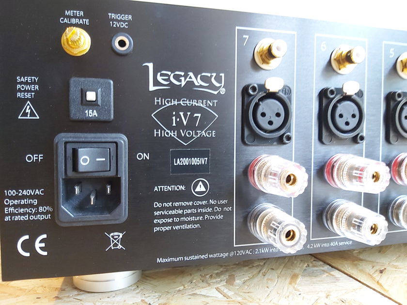 Legacy Audio i-V7 7 Channel Amplifier - as new, 2023