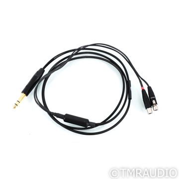 Cobra Cables Black Cobra Silver Headphone Cable; 6ft 1/...