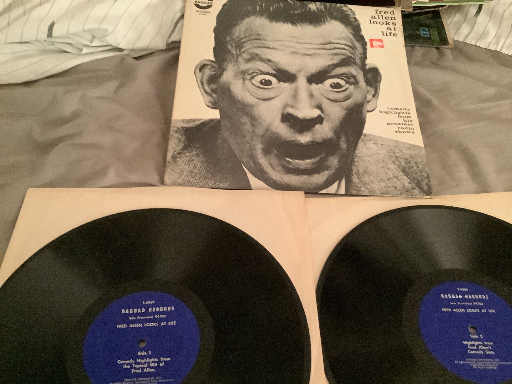 Fred Allen Baghdad Records 2LP Fred Allen Looks At Life