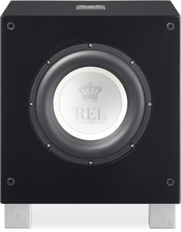 REL T-7i 8" Powered Subwoofer; T7i; Piano Black (New / ...