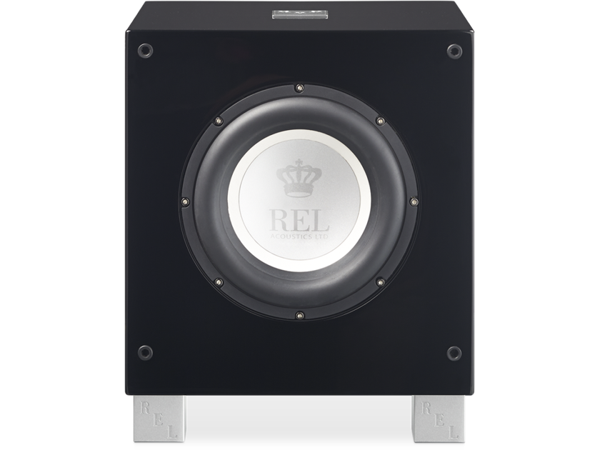 REL T-7i 8" Powered Subwoofer; T7i; Piano Black (New / Warranty) (22940)
