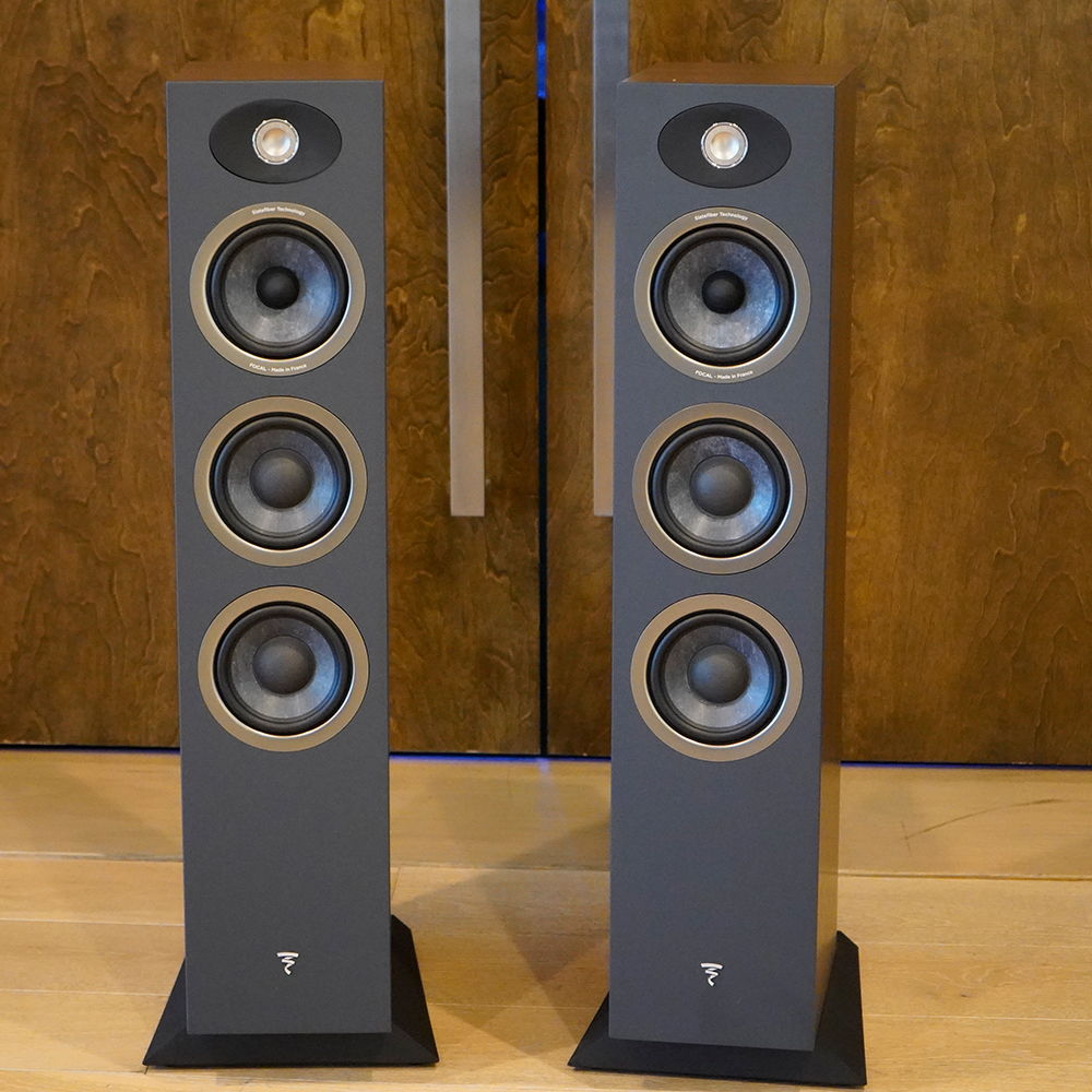 Focal Theva No. 2 Floorstanding Speakers, Dark Wood, Pr...