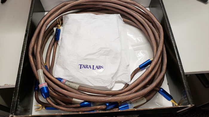 Tara Labs RSC air 1 8' speaker cables