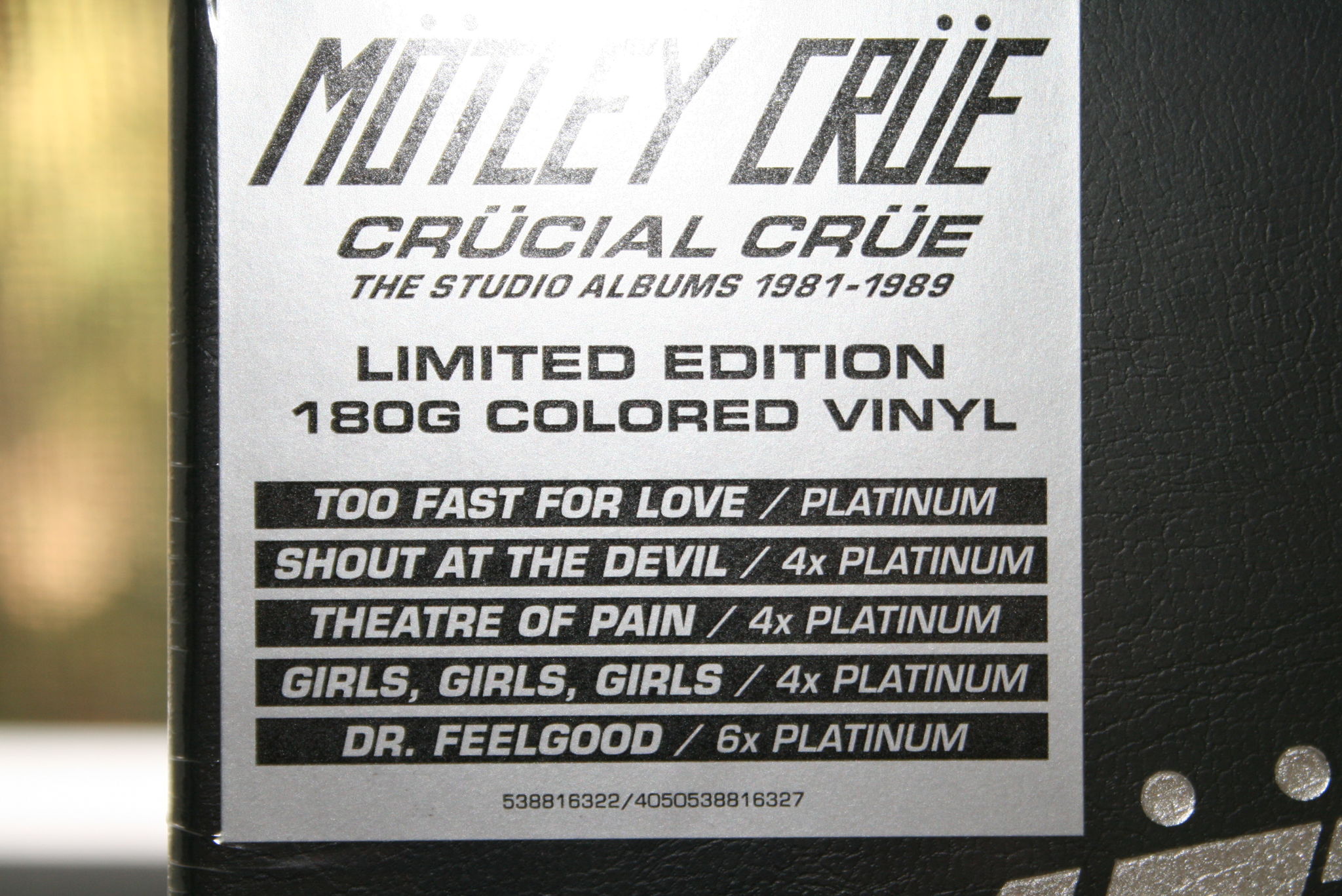 Motley Crue -  Crucial Crue - The Studio Albums 1981-19... 2