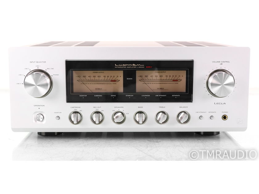 Luxman L-550AXII Stereo Integrated Amplifier; Mark II; Remote; MM / MC Phono (41752)