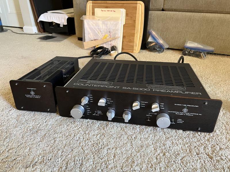 Counterpoint SA-5000 Preamp W/All New Tube For Sale