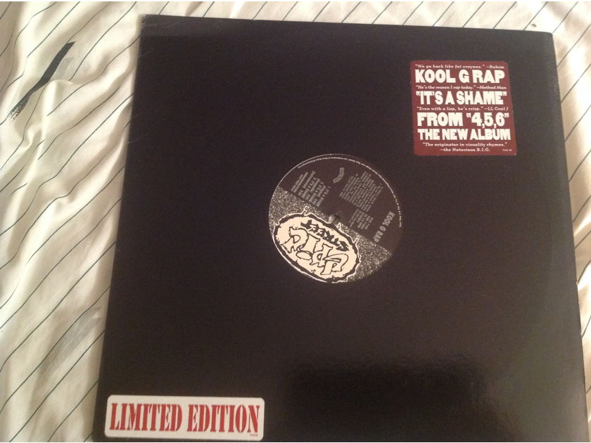 Kool G Rap  It's A Shame Limited Edition 12 Inch