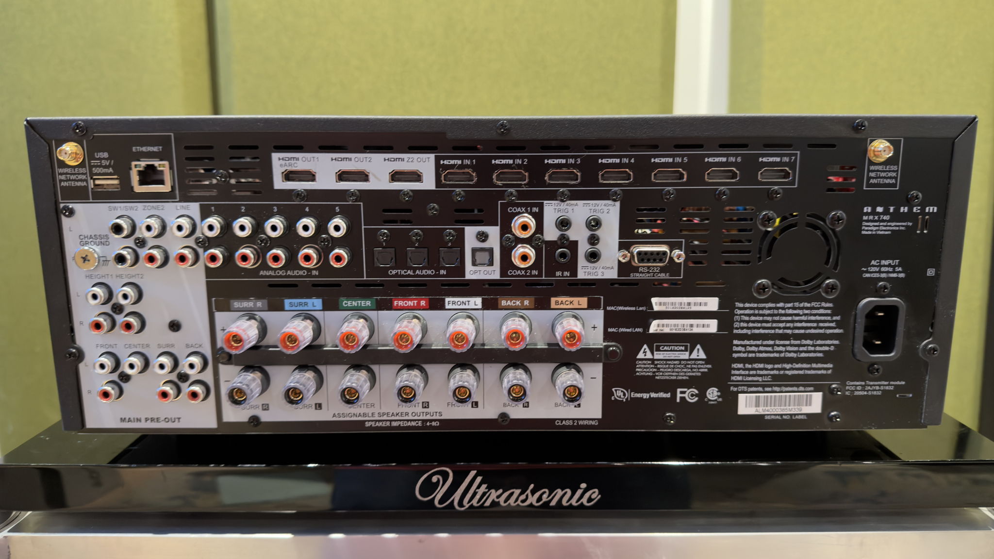 Anthem MRX 740 8K A/V Receiver w Remote EXCELLENT 9