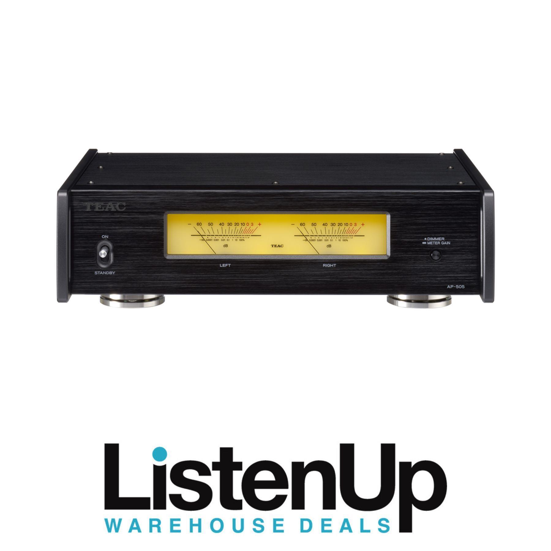 TEAC AP-505 Compact Stereo Power Amplifier - Black