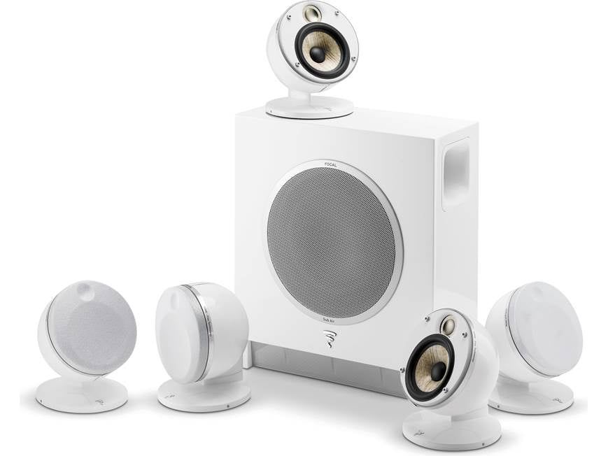 Focal  Dôme Flax Pack 5.1 White New 2