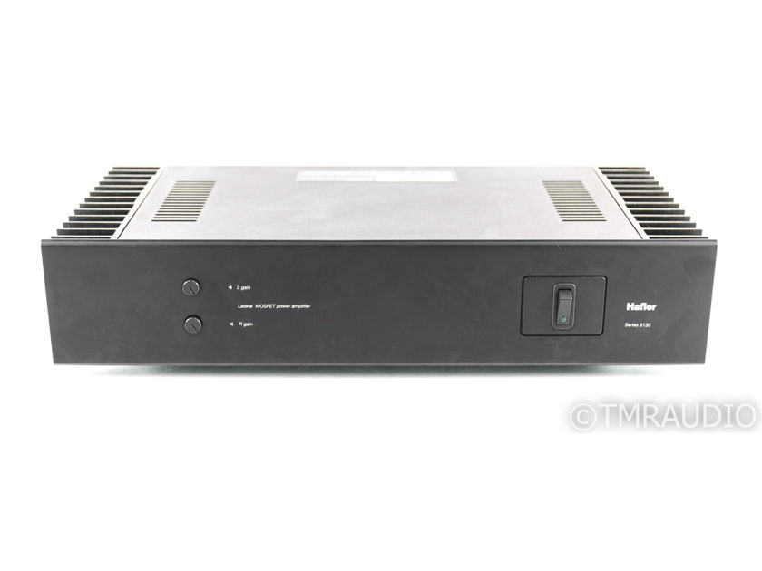 Hafler 9130 Stereo Power Amplifier; Black; Mosfet (1/2) (23530)