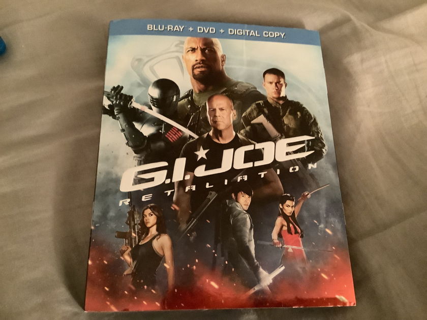 Dwayne Johnson Blu Ray/DVD Combo  G.I. Joe Retaliation