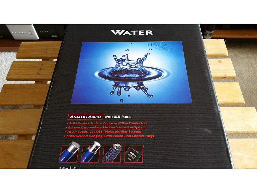Audioquest  Water 1.5M XLR Interconnects