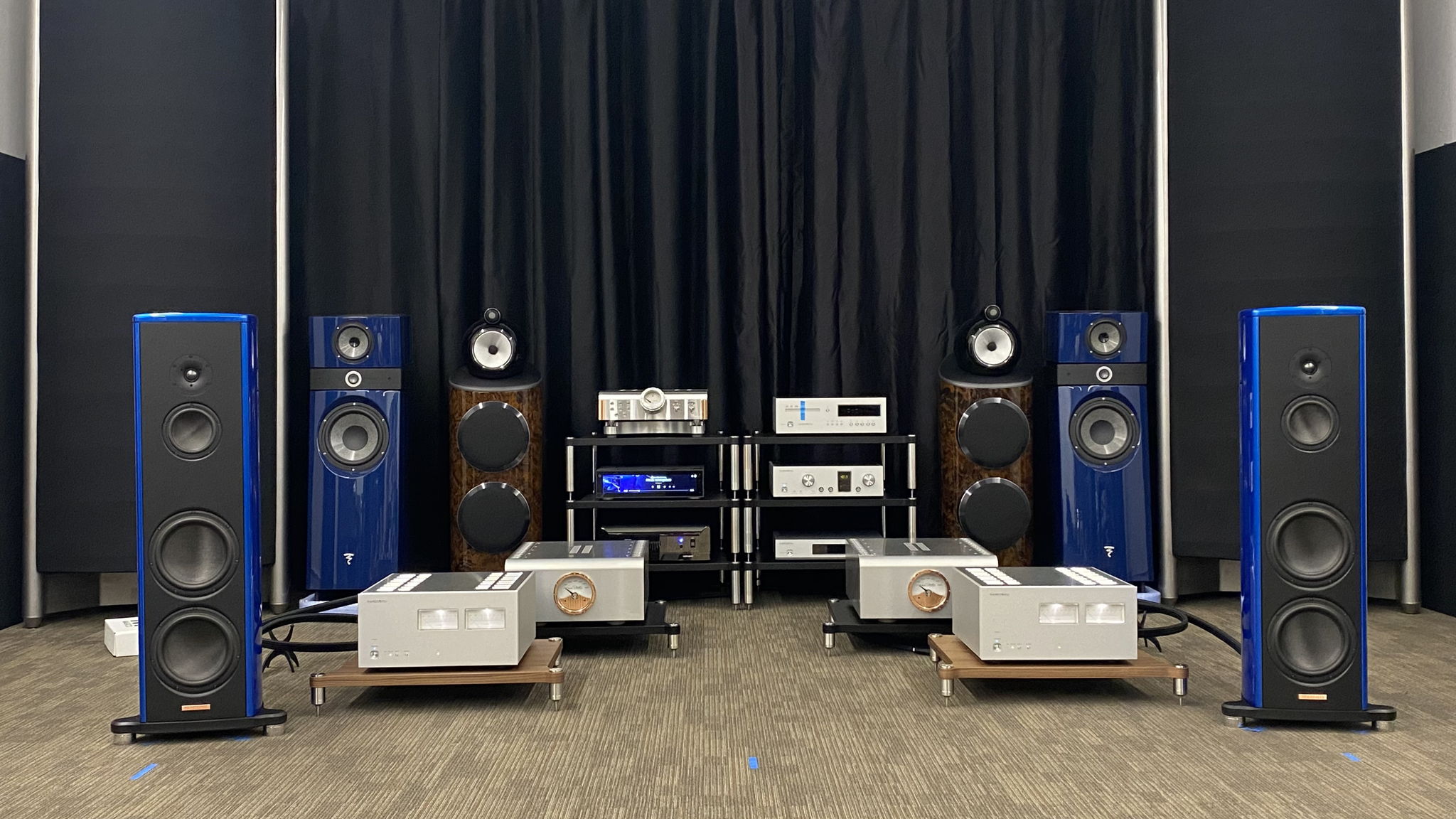 Magico S5 Beryllium M-Cast Blue Speakers with Crates 3