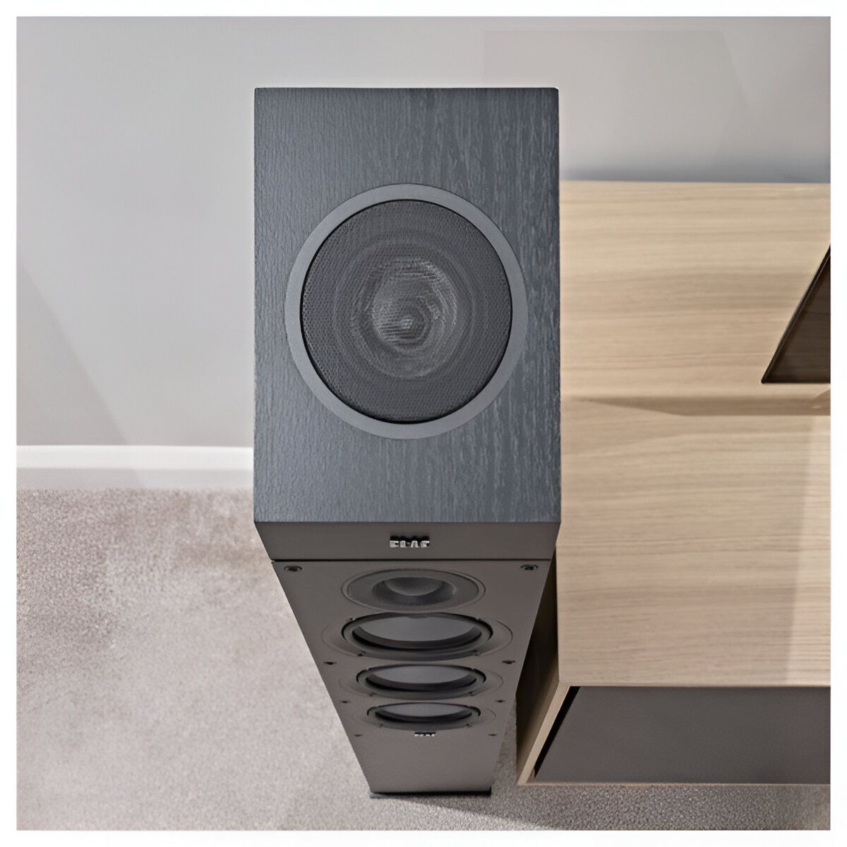 ELAC Debut A4.2 Atmos Module Speaker in Black Finish 6
