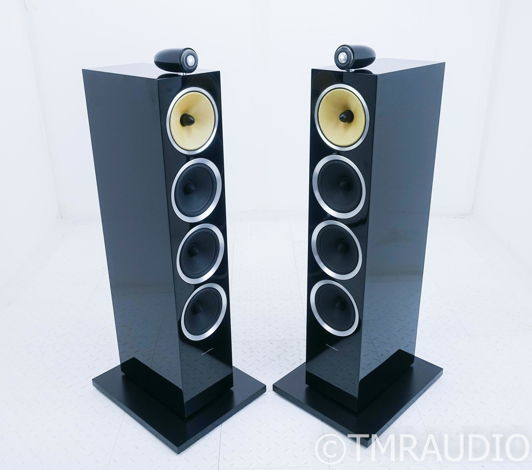 B&W CM10 S2 Floorstanding Speakers; Gloss Black Pair (1...