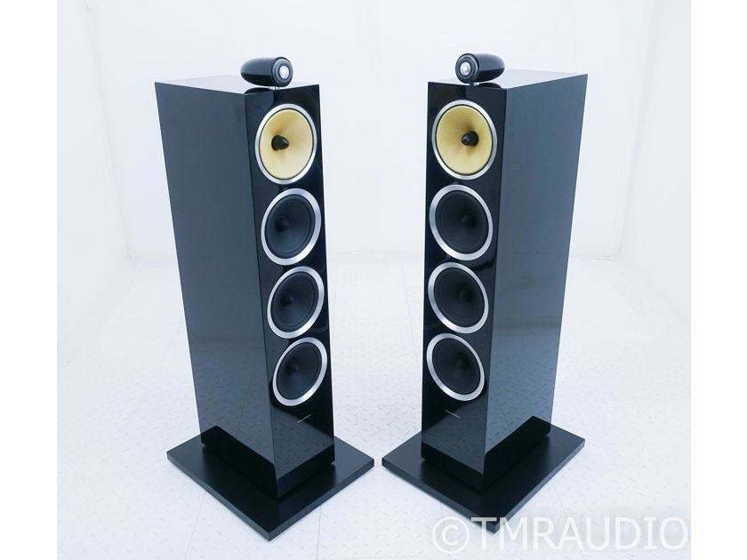 B&W CM10 S2 Floorstanding Speakers; Gloss Black Pair (17317)