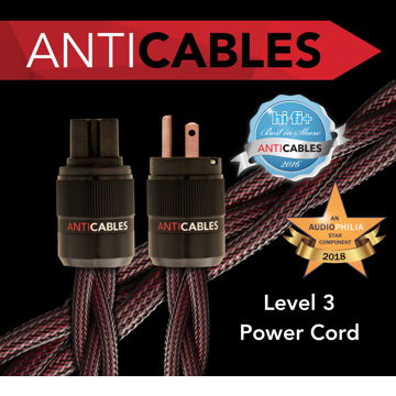 ANTICABLES Level 3 Power Cord  3 ft