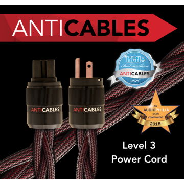ANTICABLES Level 3 Power Cord  3 ft