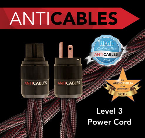 ANTICABLES Level 3 Power Cord  5 ft