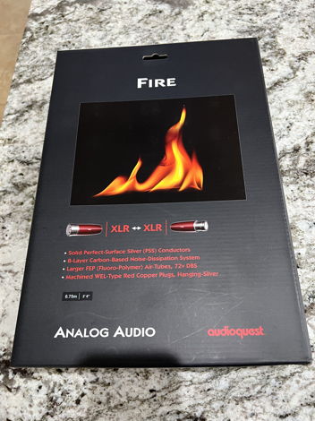 AudioQuest Fire XLR, 0.75m  **PRICE REDUCED**