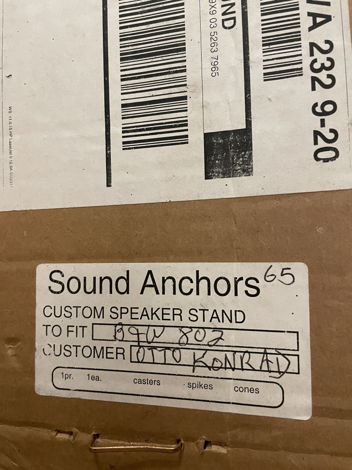Sound Anchor Speaker Stands, Custom
