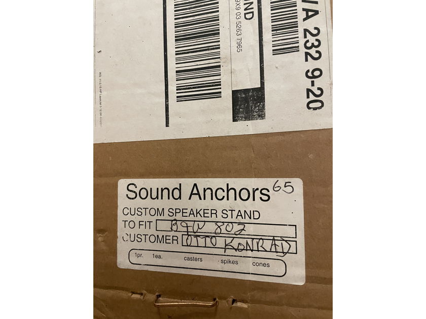 Sound Anchor Speaker Stands, Custom