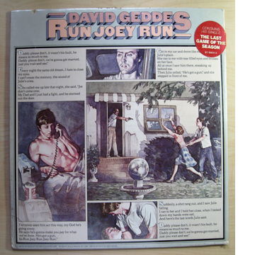 David Geddes - Run Joey Run 1975 SEALED Vinyl LP Big Tr...