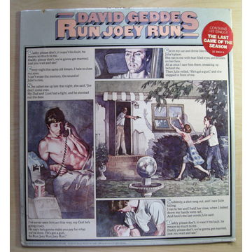 David Geddes - Run Joey Run 1975 SEALED Vinyl LP Big Tr...