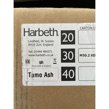 Brand New Pair Harbeth Monitor M30.2 XD Bookshelf Speak...