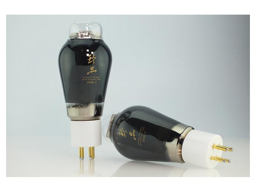 SHUGUANG Black Treasure 300B-Z Power Tubes: NEW-In-Box; Full Warranty; 50% Off; Matched Pair