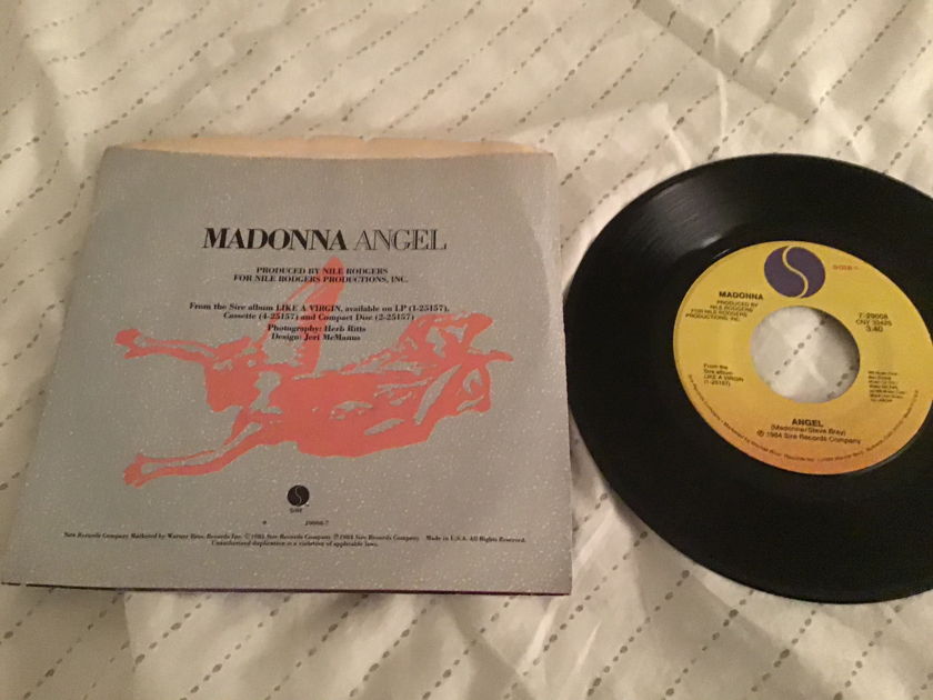 Madonna  Angel 45 With Picture Sleeve