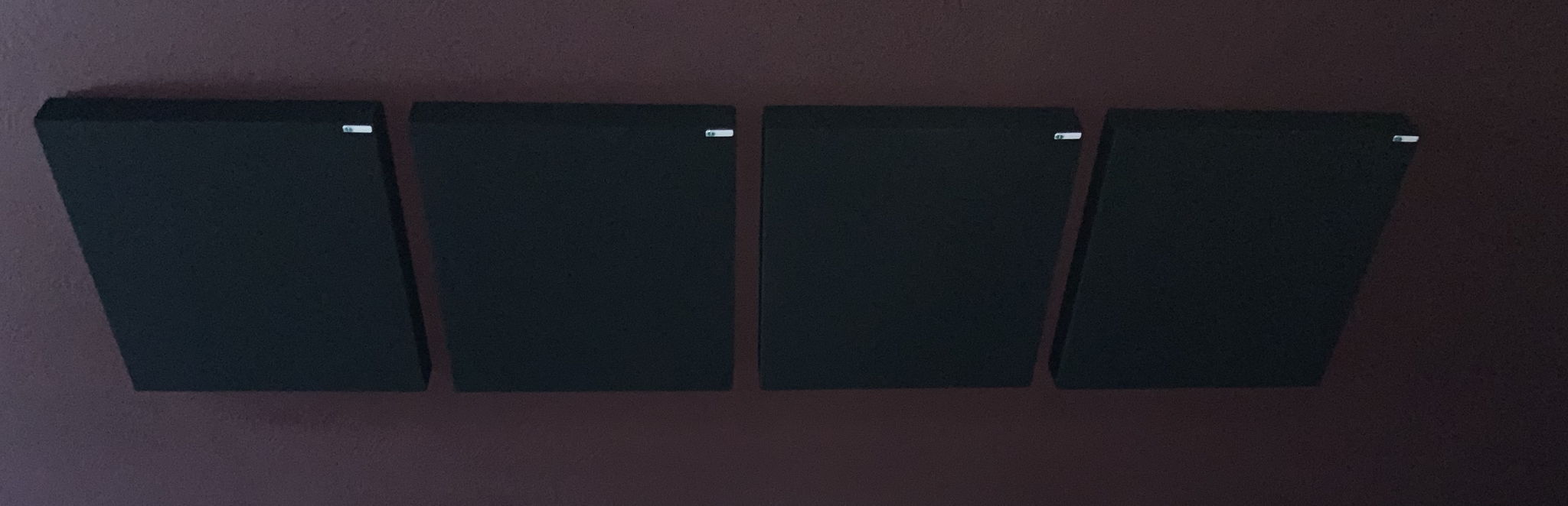 GIK 242’s on slanted ceiling - Back Wall