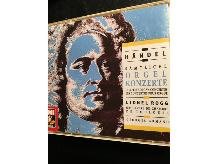 Handel Samtliche Orgel Konzerte Lionel Rogg 3 Cd set complete organ concertos