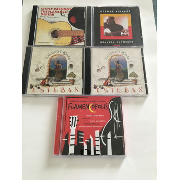 Flamenco guitar music cd lot of 5 cds Esteban   Flameno...