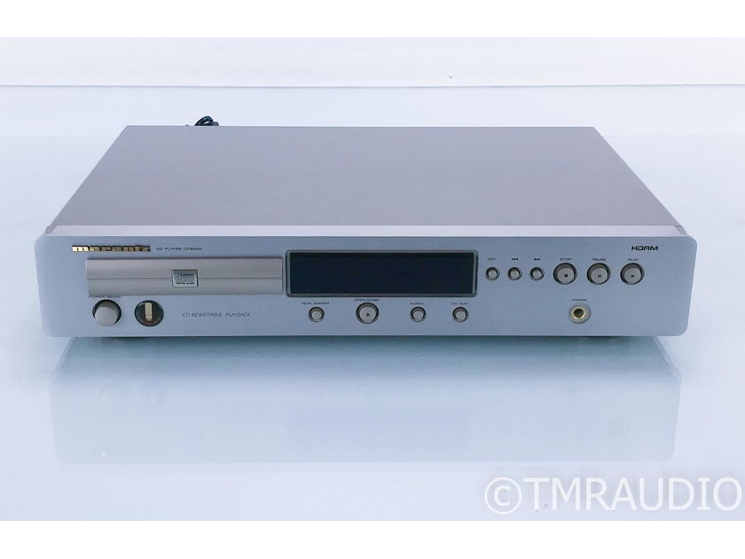 Marantz CD6000 CD Player; (Heart Tube Modded) CD6000 (No Remote) (17803)