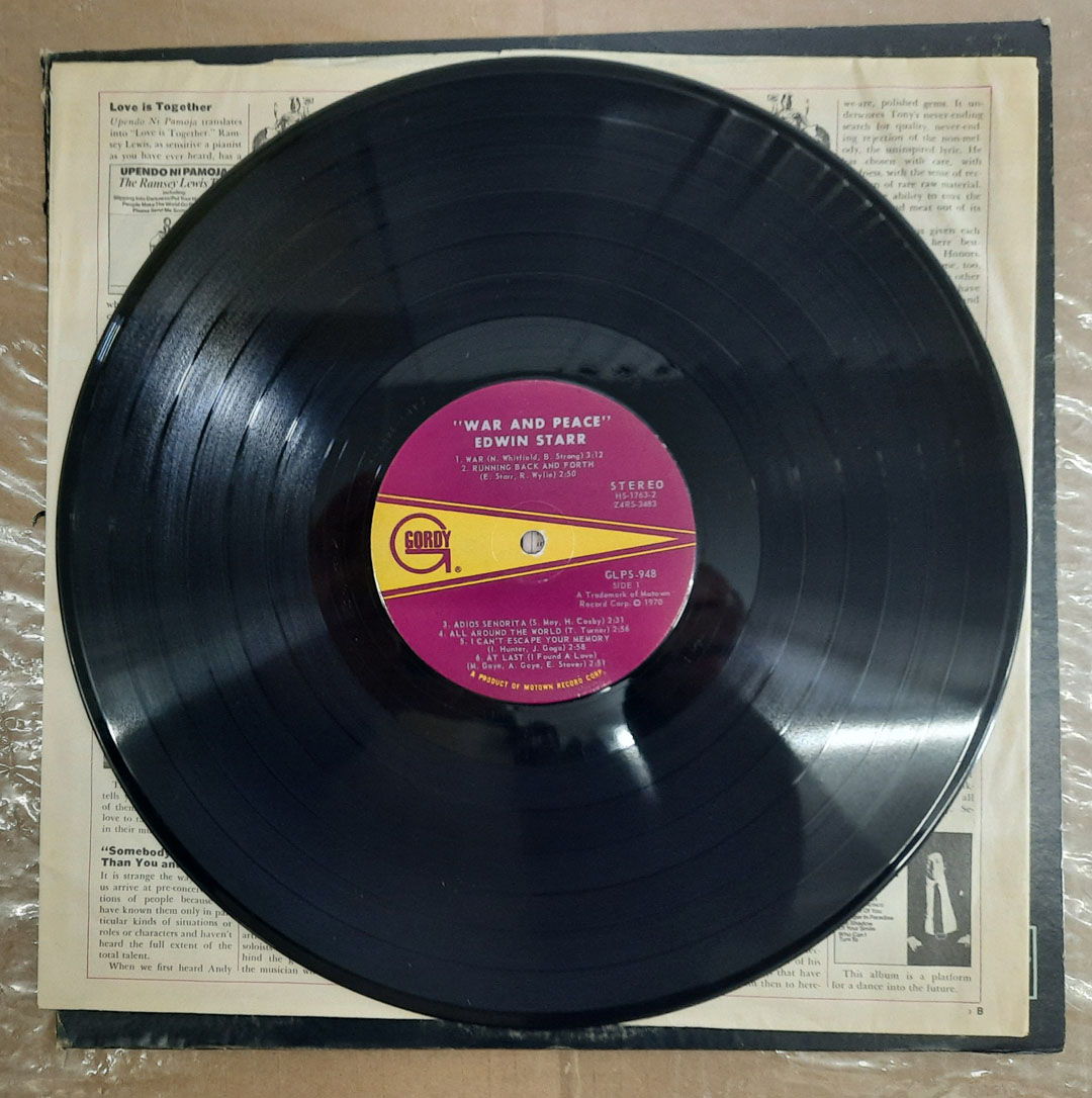 Edwin Starr - War And Peace 1970 EX+ ORIGINAL VINYL LP ... 4