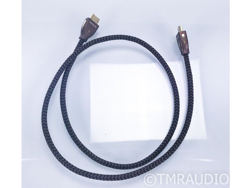 Audioquest Chocolate HDMI Cable; Single 1m Interconnect (17604)