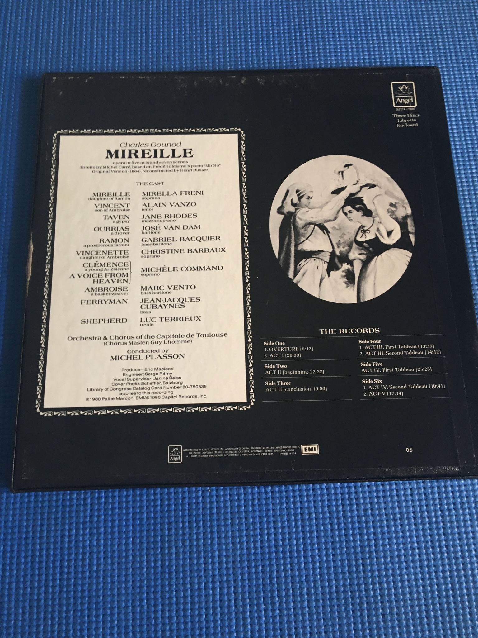 Gunod Mireille Lp box set Mirella Freni  Alain Vanzo Ja... 2